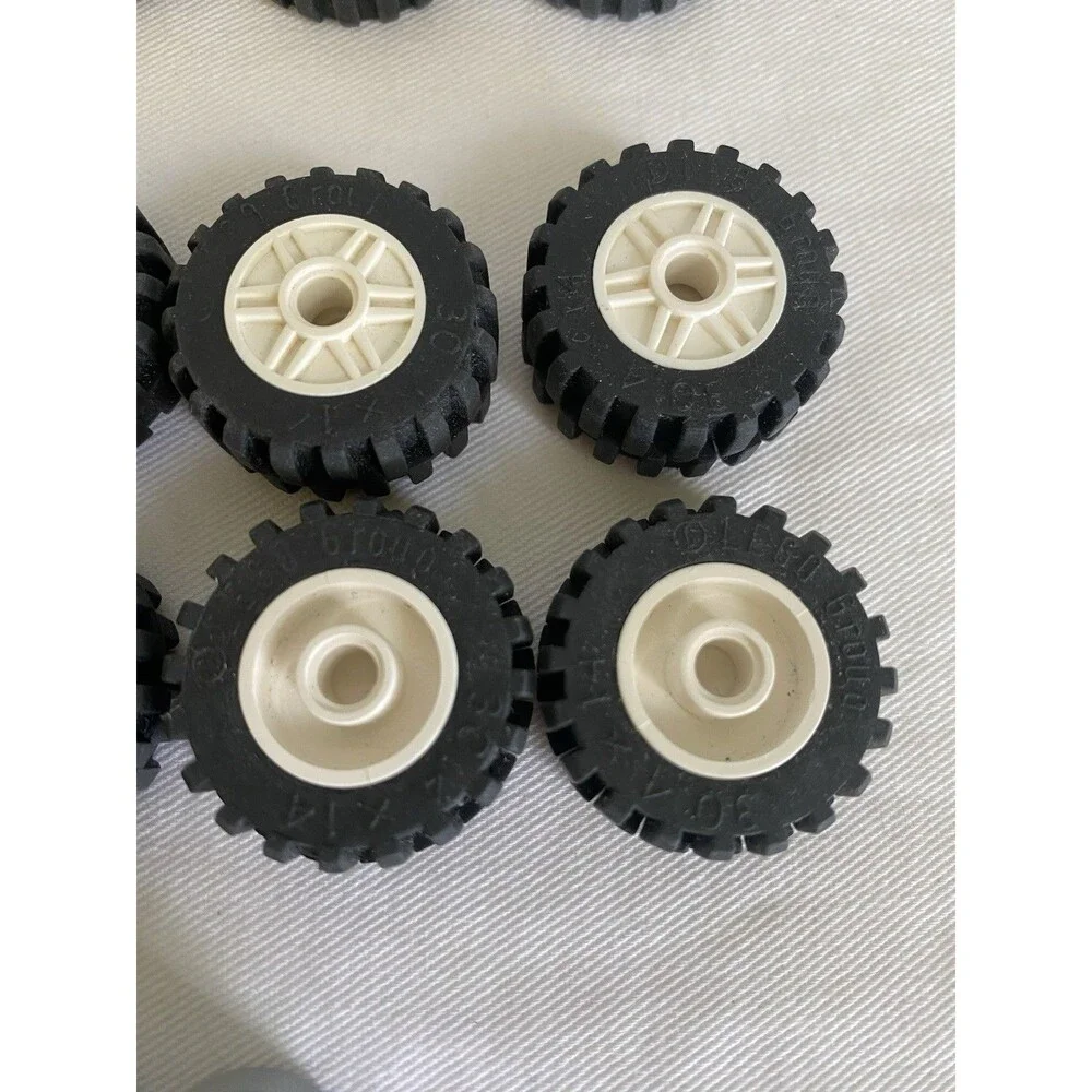 LEGO Lot of 26 Wheel and Tire Assemblies & Other Parts #63